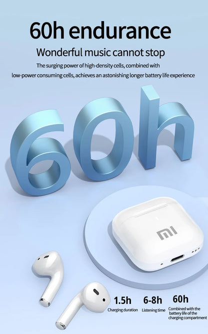 XIAOMI AP05 True Wireless Earbuds - HIFI Stereo Sound, Bluetooth 5.3, Noise-Canceling Mic for Android & iOS Sports